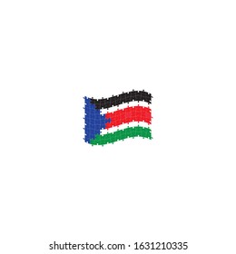 Autism national flag vector design