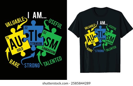  I AM Autism - Periodic Table Design