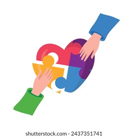 autism puzzle awareness illustration vector