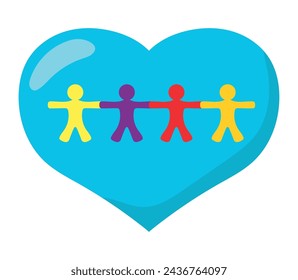 autism puzzle kids illustration vector