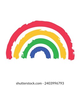 autism rainbow design illustration isolated