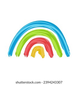 autism rainbow illustration vector isolated