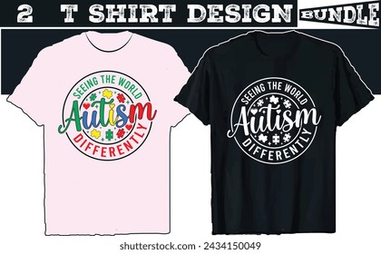 Autism Seeing the World Differently, World Autism Day, Autism Quote, Mental Health, Be Kind Quote, Teacher, Instant Download