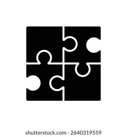 Autism Spectrum Puzzle Piece Icon Symbol Image