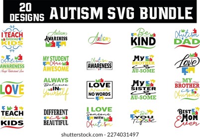 autism svg bundle, autism svg design