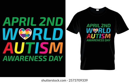 Autism t shirt design vector