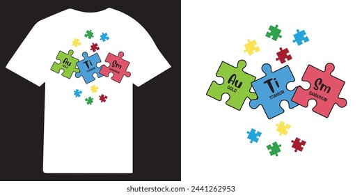 Autism tshirt design autism typography design, autism awareness design, autism Quote vector design