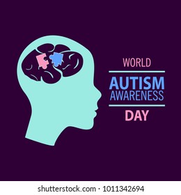 AUTISM vector icon illustration