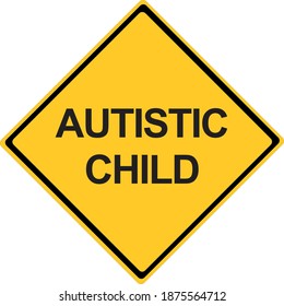 Blind Child Warning Sign Stock Vector (Royalty Free) 1875564709 ...