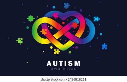 rainbow the Autism Infinity