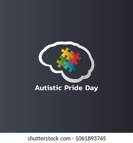 Autistic Pride Day Vector illustration