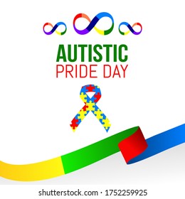 Autistic Pride Day Vector Illustration