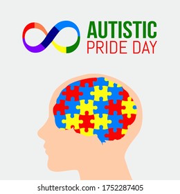 Autistic Pride Day Vector Illustration