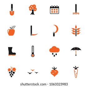 autmn color vector icons for web and user interface design