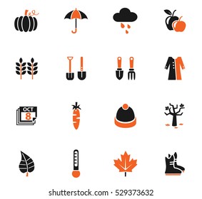 autmn web icons for user interface design