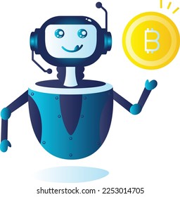 Diseño de iconos vectoriales de robots de autoedición, símbolo de chatterbot, conversación en línea de chat a través de mensajes de texto o de texto a voz, ilustración de stock de asistentes virtuales, concepto de bots de chats o de trader Bot