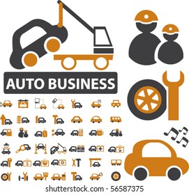 señales comerciales automáticas. vector