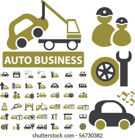 señales comerciales automáticas. vector
