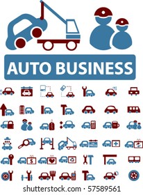 auto business signs. vector