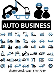 auto business signs. vector