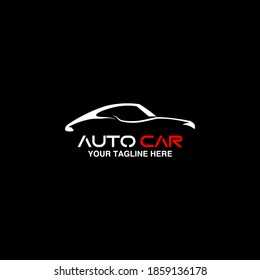 Auto Car Black White Vector Logo Stock Vector (Royalty Free) 1859136178 ...