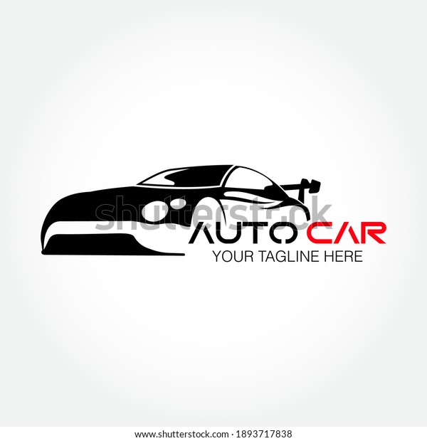 Auto Car Black White Vector Logo Stock Vector (Royalty Free) 1893717838 ...