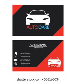 Auto Car Business Card Design Template For Your Business