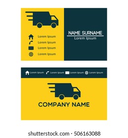Auto Car business card design template for your business
