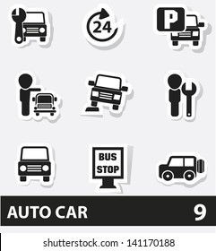 Auto car cartoon icons,vector