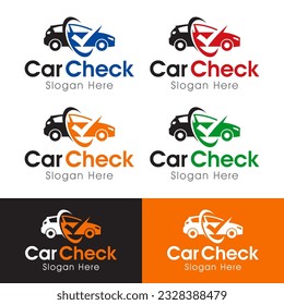 auto car check logo collection, vector, icon, symbol, template