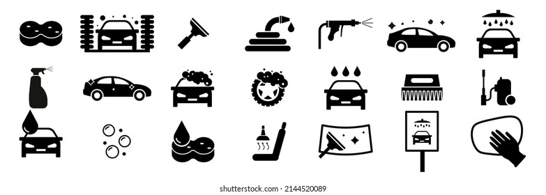 Auto car detailer icon. Vector illustrations