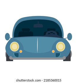 Auto car flat style vector illustration
