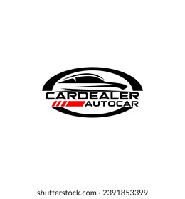 Auto Car Garage Dealership Luxury Sports Car Logo Template Vector
