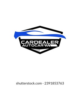 Auto Car Garage Dealership Luxury Sports Car Logo Template Vector