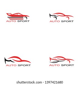 Auto car icon logo design vector