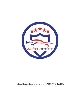 Auto car icon logo design vector