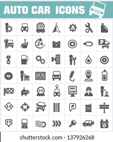 Auto car icon set,vector