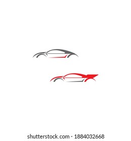 Auto car illustration logo vector template