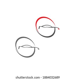 Plantilla vectorial de logotipo de ilustración de auto