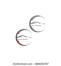 Auto car illustration logo vector template