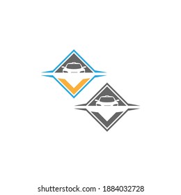 Auto car illustration logo vector template