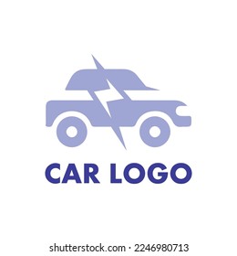 Auto car logo design with concept sports car vehicle icon silhouette.Vector illustration design template.
