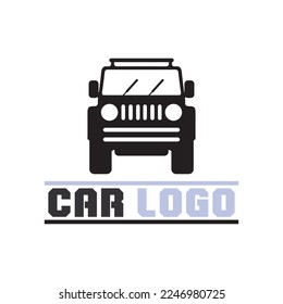 Diseño de logotipo de coche automático con silueta de icono de vehículo deportivo de concepto.Plantilla de diseño de ilustración de vector.