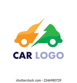 Auto-Auto-Logo Design mit Konzept Sportwagen Symbol Silhouette.Vektorgrafik Design-Vorlage.