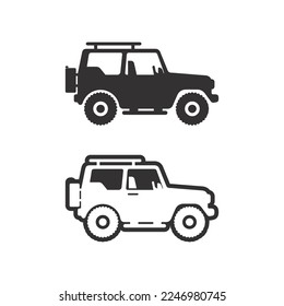 Auto car logo design with concept sports car vehicle icon silhouette.Vector illustration design template.