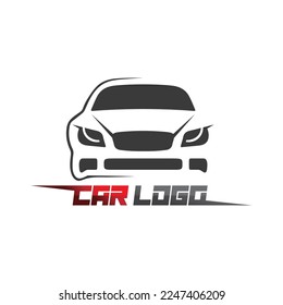 Auto-Auto-Logo Design mit Konzept Sportwagen Symbol Silhouette.Vektorgrafik Design-Vorlage.