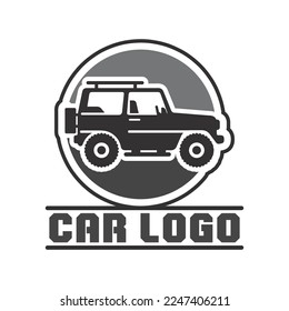 Auto-Auto-Logo Design mit Konzept Sportwagen Symbol Silhouette.Vektorgrafik Design-Vorlage.