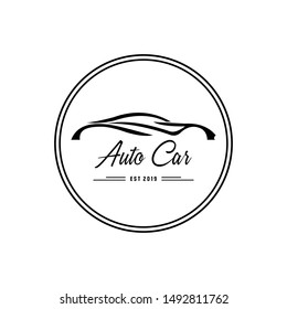 Auto car logo design, icon, Vector, illustration