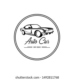 Auto car logo design, icon, Vector, illustration