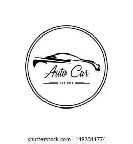 Auto car logo design, icon, Vector, illustration